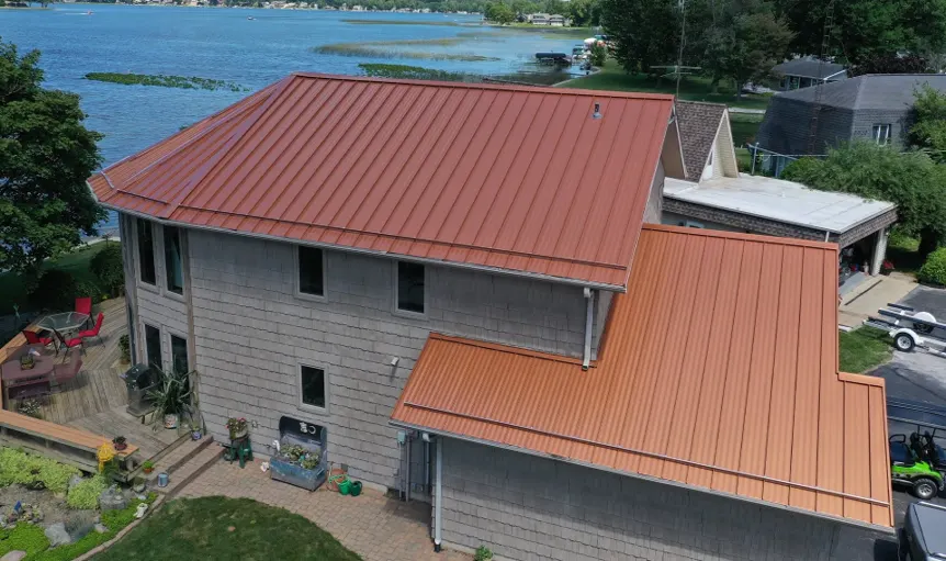 Commercial roof inspection documented in Greenfield